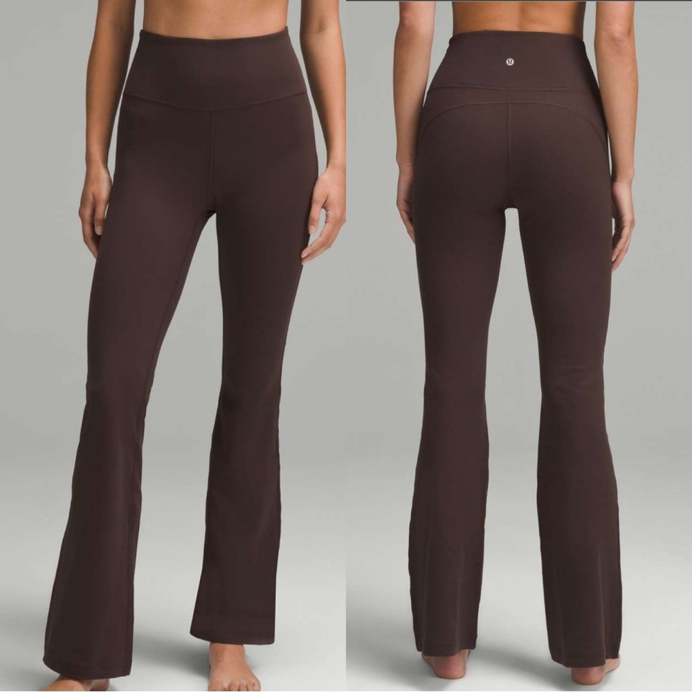 lululemon athletica Brown Flare leggings